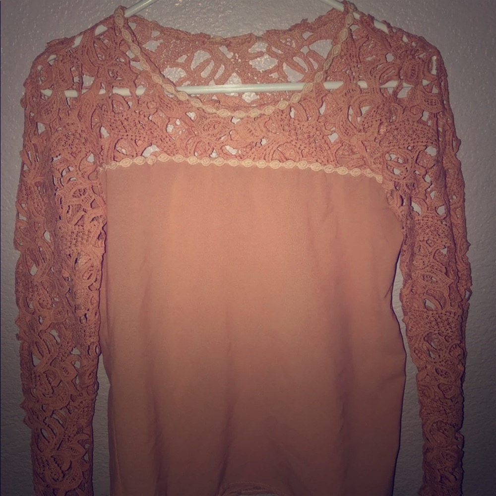 Pink blouse